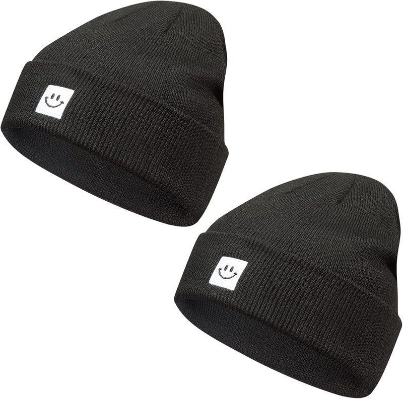 Paladoo Knit Beanie Hat for Men/Women 2Pack - Image 2